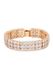 Gaya Leo E-Commerce Ltd. Gaya Bracelet 17 cm Rose Gold White Crystal
