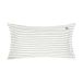 Lexington Taie d’oreiller Coton flanelle rayé Blanc-vert-beige, 50x90 cm