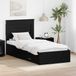 vidaXL Bedframe Zwart Eiken 100 x 200 cm