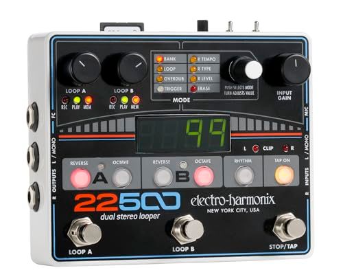 electro-harmonix Elektrische Gitaar Effect met Synthesizer Filter 22500 Dual Ster. Looper