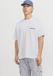 JACK & JONES JCOUNION BACK PRINT TEE SS CREW NOOS Heren T-shirts M Katoen Wit