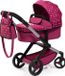 Bayer Design Xeo combi poppenwagen, bordeaux