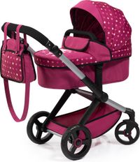 Bayer Design Xeo combi poppenwagen, bordeaux