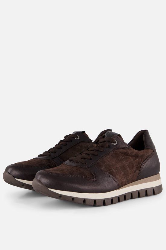 Gabor Sneakers bruin Suède