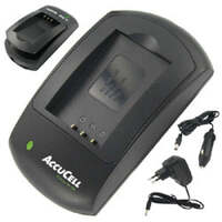 ACCUCELL AccuCell-lader geschikt voor Contax BP-1100, Kyocera BP-760