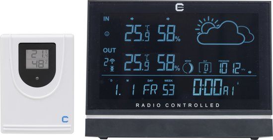 Cresta Care DTX390 - Draadloos weerstation met barometer en weersvoorspelling
