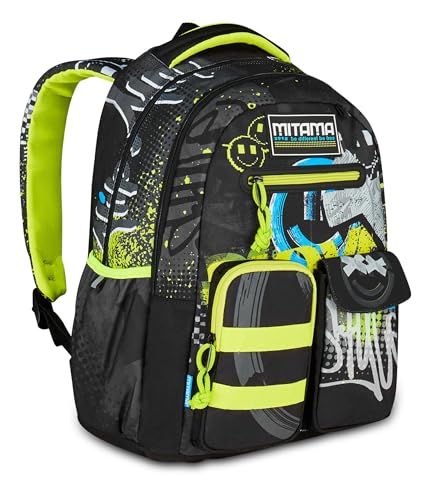 Mitama New Plus Urban Rugzak, zwart, 30 l