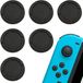 BeiJingLiangPinJiaZuoKeJiWenHuaFaZhanYouXianGongSi 3 paires de capuchons de remplacement pour Switch Joycon, protecteurs de joystick en silicone, grips 3D (Noir)