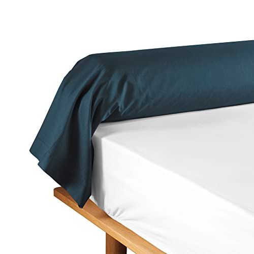 douceur d'intérieur Kussensloop voor nekrol, 85 x 185 cm, Lina Blauw, 100% katoen