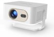 HY300GTV Mini-projecteur - 400 lumens ANSI - HD 720p - Mise au point automatique - Correction trapézoïdale automatique - Android avec Google TV Stick