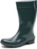 Ladeheid LA-LMG-967-Ilse Dames Regenlaarzen - Rubber - Hoog - PVC - Waterdicht – Zwart – 37