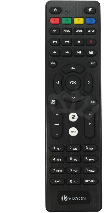 VIZYON Original remote control for 800 810 Imaq 800 Imaq 810 Mac+302 & Mac+403 IPTV Box Black// Originele afstandsbediening voor 800 810 Imaq 800 Imaq 810 Mac + 302 & Mac + 403 IPTV Box Black