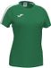 Joma Sportshirt Dames Academy Groen/Wit Polyester Korte Mouw