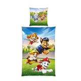 Beddengoed Paw Patrol Beddengoed, kussensloop ca. 80x80 cm, dekbedovertrek ca. 135x200 cm, met merkritssluiting, 100% katoen/renforcé