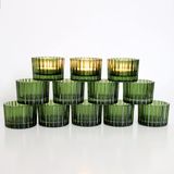VOHO Groene theelichtkaarsenhouder set van 12