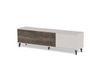 Meuble TV contemporain aspect noyer beige 180cm