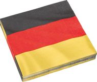 Amscan Servetten Duitsland Papier Geel/rood/zwart 20 Stuks