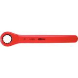 KS TOOLS Ratschenringschlüssel mit Schutzisolierung, 27mm
