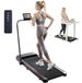 Bol Tapis de course et tapis de marche 2-en-1 - Pliable - Vitesse 1-12 km/h - Moteur 2,5 CV - Télécommande & Affichage LED - Capacité de charge 120 kg - Sous le bureau