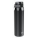 ION8 1 Liter Lichtgewicht Stalen Waterfles, Zonder Isolatie, Lekvrij, Makkelijk te Openen, Veilige Vergrendeling, Draaghendel, Vaatwasserbestendig, Duurzame, 1200ml (40oz), Grijs