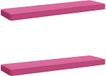 vidaXL Canapé 2 pièces VUGHT 100% Polyester Rose