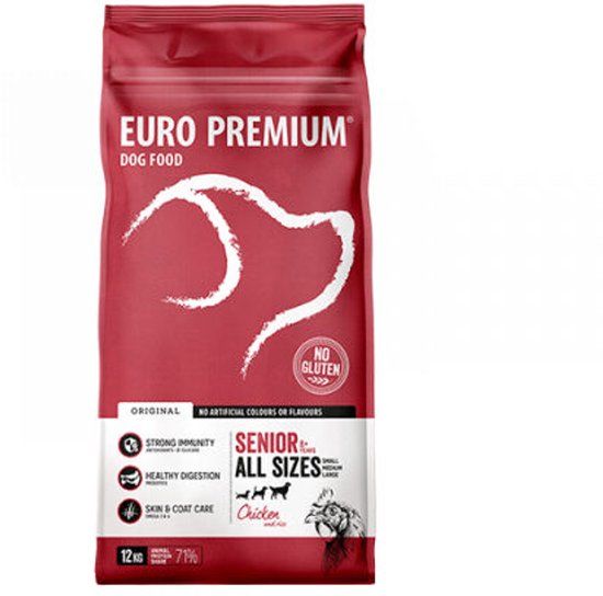 Euro Premium Senior - Chicken & Rice - 2 x 12kg