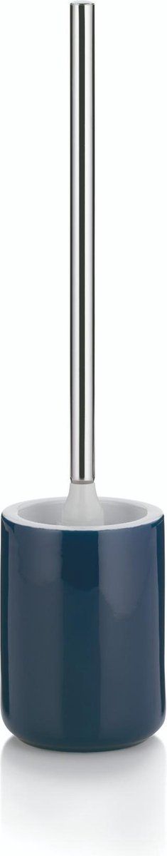 Kela Isabella Toiletborstel Houder - Donker Blauw - Keramiek