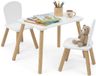 Atmosphera Kids Set Tekentafel/Kindertafel + Kinderstoelen - 58x38x43cm - Wit