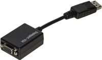 Link Accessori LKADAT19 video kabel adapter 0,15 m VGA (D-Sub) DisplayPort Zwart