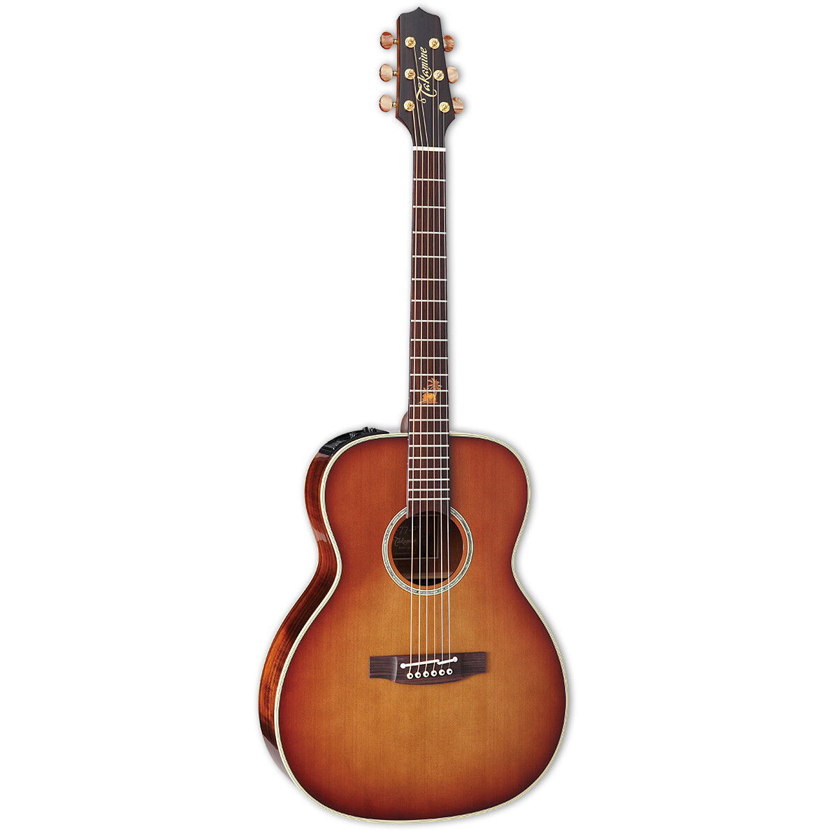 Takamine TF77-PT Sunset Burst OM Koa met koffer