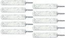 Alberts 843557 Schuttingrailhouder met houtdraad | thermisch verzinkt | om op te schroeven | 210 / 8 x 60 mm | Set van 10
