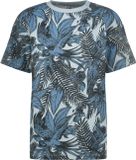 Vingino Hucan Jongens T-shirt Korte Mouw Katoen Faded Blue Maat 92