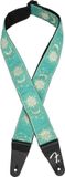 Fender American Vintage II Geweven Gitaarband Sea Foam Green