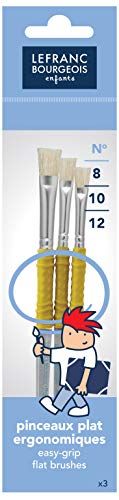 Lefranc Bourgeois 807304 Hobby- und Schulpinsel Set für Kinder