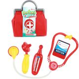 Toi-Toys Doktersset in Roder Dokterstas, 6dlg.