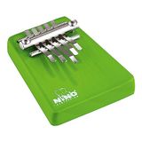 Nino Percussion NINO963GR kleine kalimba met 5 x tonen/tongen groen