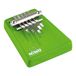 Nino Percussion NINO963GR kleine kalimba met 5 x tonen/tongen groen