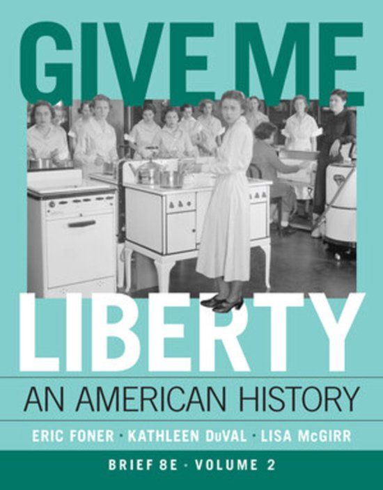 Give Ww Norton & Co Give Me Liberty! An American History