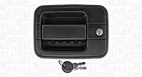 Magneti Marelli MMS0019 Kunststof deurgreepset met slotcilinder voor Iveco EuroCargo 1991-2002, zwart, 2 stuks