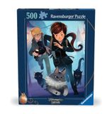 Ravensburger Auf der Suche nach Königin Quinn - 500 Teile Mitternachtskatzen Puzzle