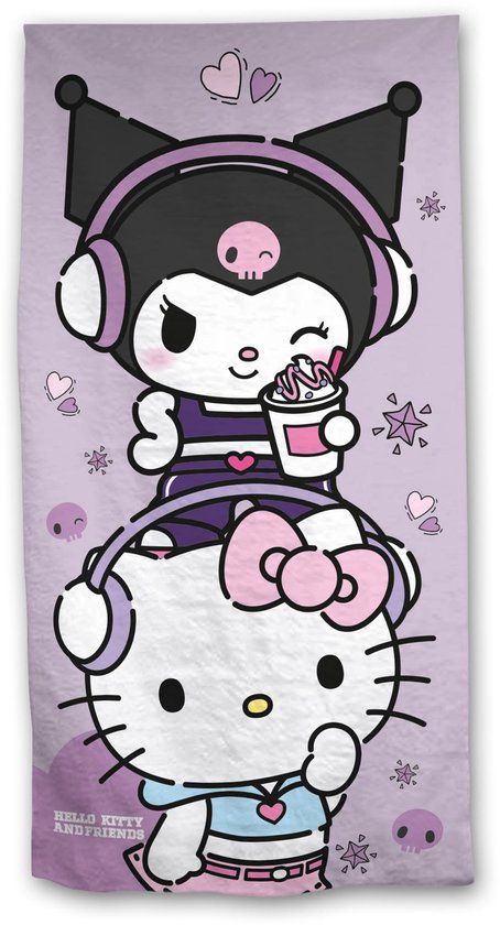 4KidsOnly Hello Kitty & Friends strandlaken