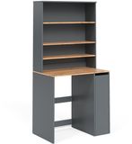 Vicco Wasmachinekast Viktor, Antraciet/Goudkleurig Eiken, 93.6 x 88.2 cm