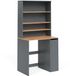 Vicco Wasmachinekast Viktor, Antraciet/Goudkleurig Eiken, 93.6 x 88.2 cm
