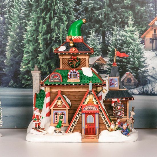 Lemax Elwood's Elf Lodge