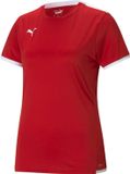 Puma Teamliga Shirt Korte Mouw Dames - Rood | Maat: S