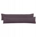 DecoKing Amber Kussenhoes Katoen Donkerbruin 40x200 cm