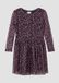 s.Oliver Jurk van mesh met lange mouwen, jersey voering en all-over print