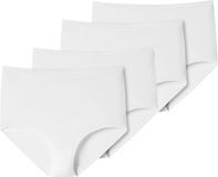 Schiesser Maxislip 95/5 Organic Cotton Dames Wit Effen 95% Katoen/5% Elastaan Maat XL (4 stuks)