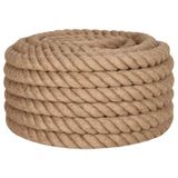 vidaXL Jute touw, 10 m lang, 40 mm dik