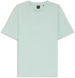 HUGO BOSS T-shirt Coton Stretch Avec Imprimé Logo Aqua XXL